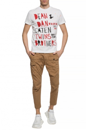 Printed t-shirt with rips, zdjęcie 2 Printed t-shirt with rips od Dsquared2